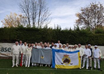 Los participantes en el encuentro de croquet./ CC EL TIRO