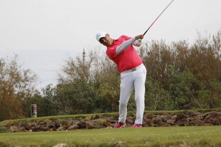 La Faisanera acoge el Campeonato de España senior de golf 1 Un jugador en el campo de La Faisanera./ LA FAISANERA GOLF