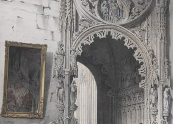 1 1842 Sepulcro en el monasterio del Parral de Segovia Perez Villaamil