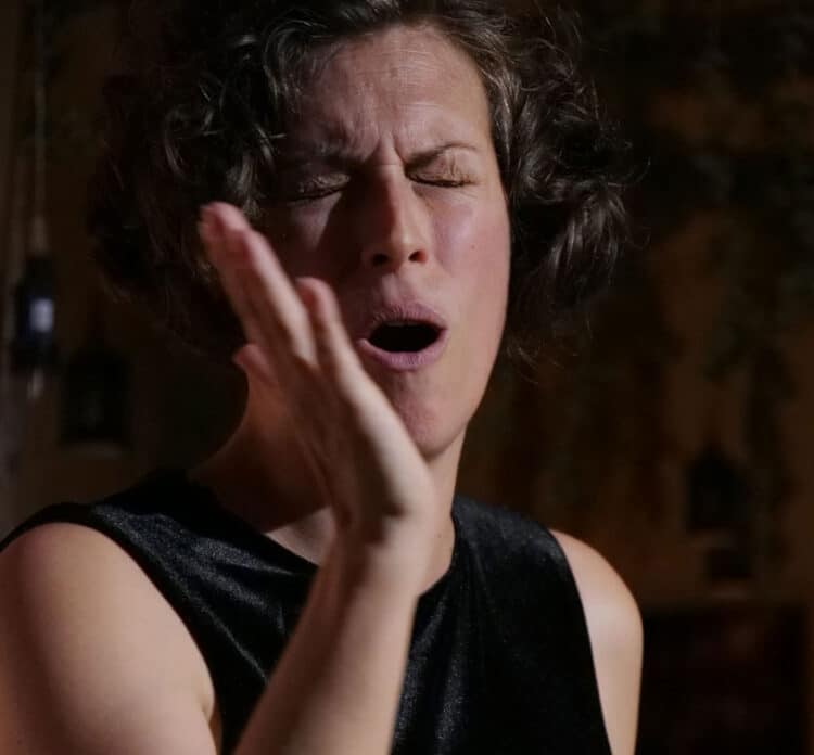 El título que lleva la función que ofrece la banda de Virginia Rubio Trío es “Blues en femenino”. Fotografía de Ana Hortelano.