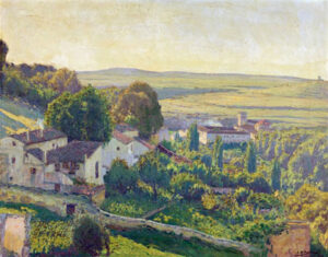 19 1920 Segovia al caer la tarde Museo Prado
