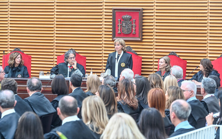 El Palacio de Justicia de Burgos acoge el acto solemne de apertura del año judicial 2025-2026 en Castilla y León. / Ricardo Ordóñez