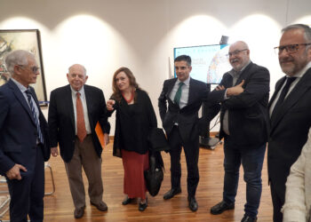 Presentación del Congreso, con la participación de John Hopkins, Richard Kagan y Cristina Borreguero. / Rubén Cacho