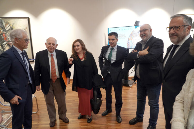 Presentación del Congreso, con la participación de John Hopkins, Richard Kagan y Cristina Borreguero. / Rubén Cacho