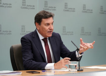 Carriedo comparece en rueda de prensa tras el Consejo de Gobierno. / Rubén Cacho