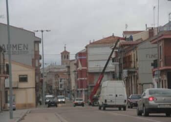 Foto de archivo. Travesía de la CL-603 a su paso por Cantalejo./ E. A.