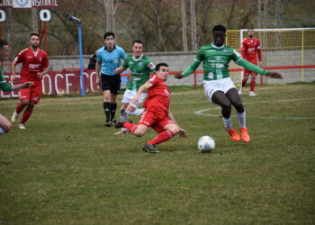 Imagen de un encuentro jugado en casa por el Turégano./ E.A.