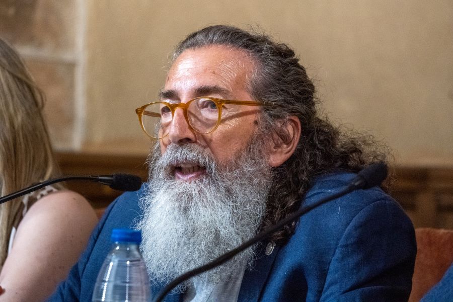 Pablo Zamarrón Yuste, director de la Academia de Historia y Arte de San Quirce. HÉCTOR CRIADO