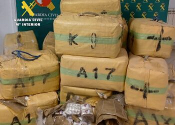 Se trata del mayor alijo de droga intervenido por la Guardia Civil en la provincia de Burgos.