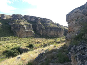 Vista de las Hoces del Duratón, desde el término municipal de Aldehuelas de Sepúlveda.