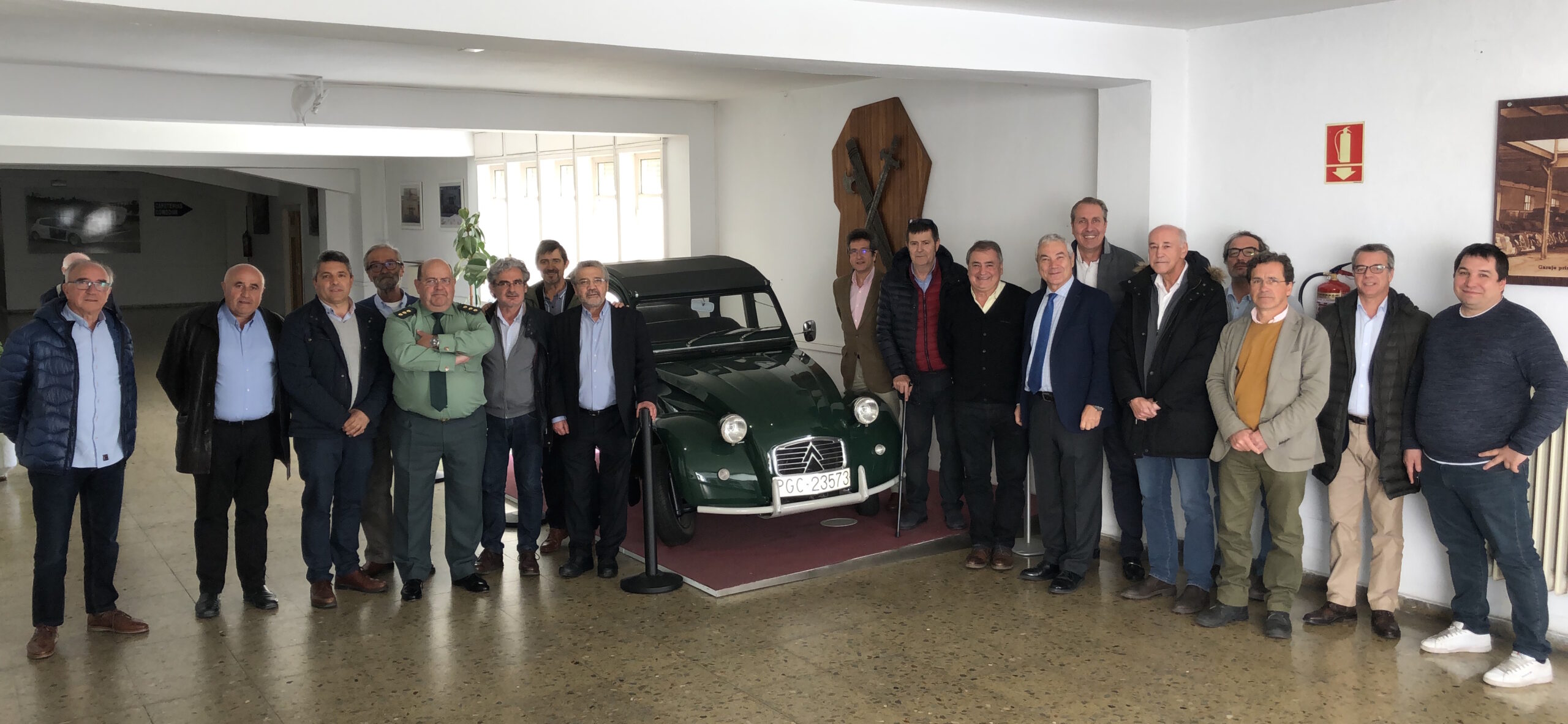Asetra en la exposición del 175 aniversario de la Guardia Civil.