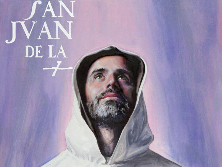 Cartel del Año Jubilar Sanjuanista, obra del pintor ubetense Manuel García Villacañas.