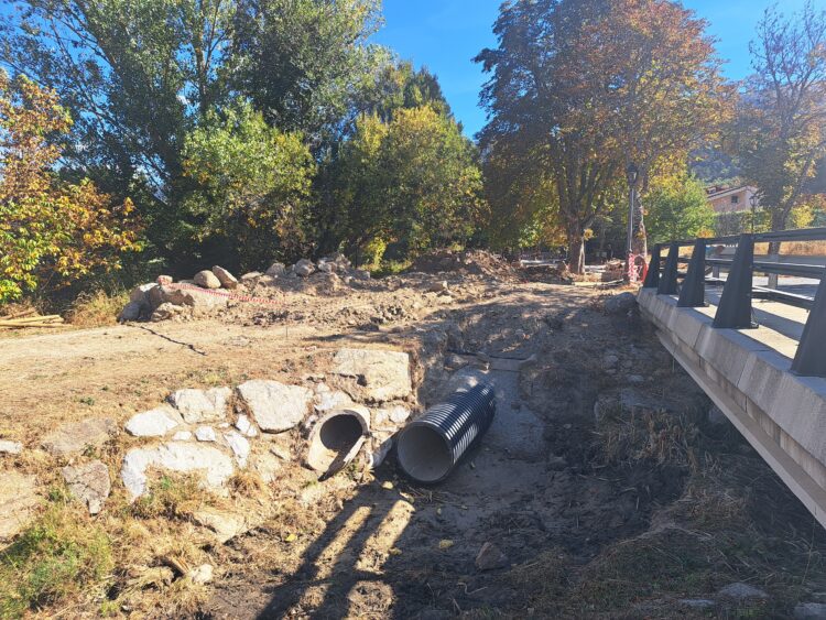 La CHD avanza en la ampliación y construcción de colectores en El Real Sitio de San Ildefonso 1 Vista de los colectores en el municipio segoviano / CHD