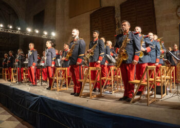 Concierto de San Frutos en la Catedral, a cargo de la Unidad de Música del Regimiento de Infantería ‘Inmemorial del Rey Nº 1’. / HÉCTOR CRIADO