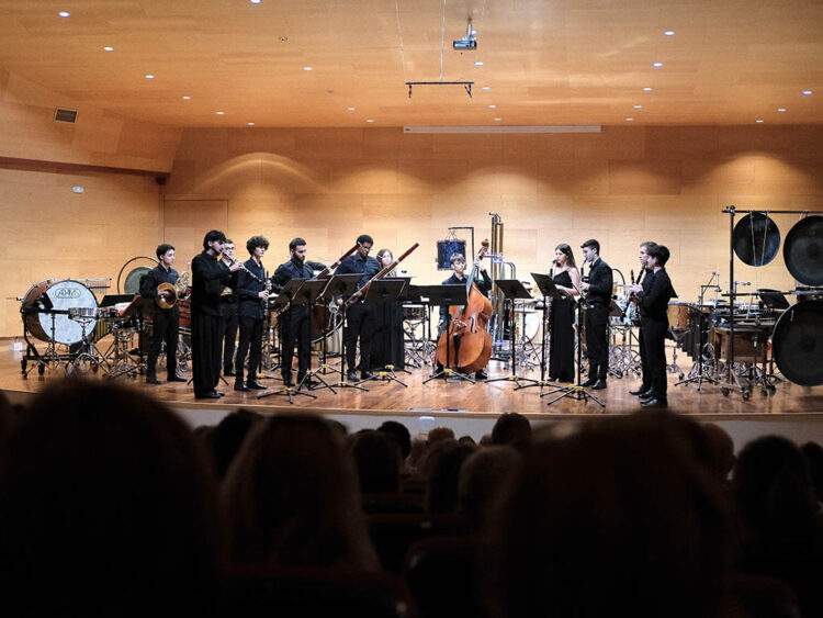 Obras maestras en el Conservatorio de la mano de la Jonde 1 Concierto de la Joven Orquesta Nacional de España en el Auditorio del Conservatorio de Segovia. / JONDE Courtiers