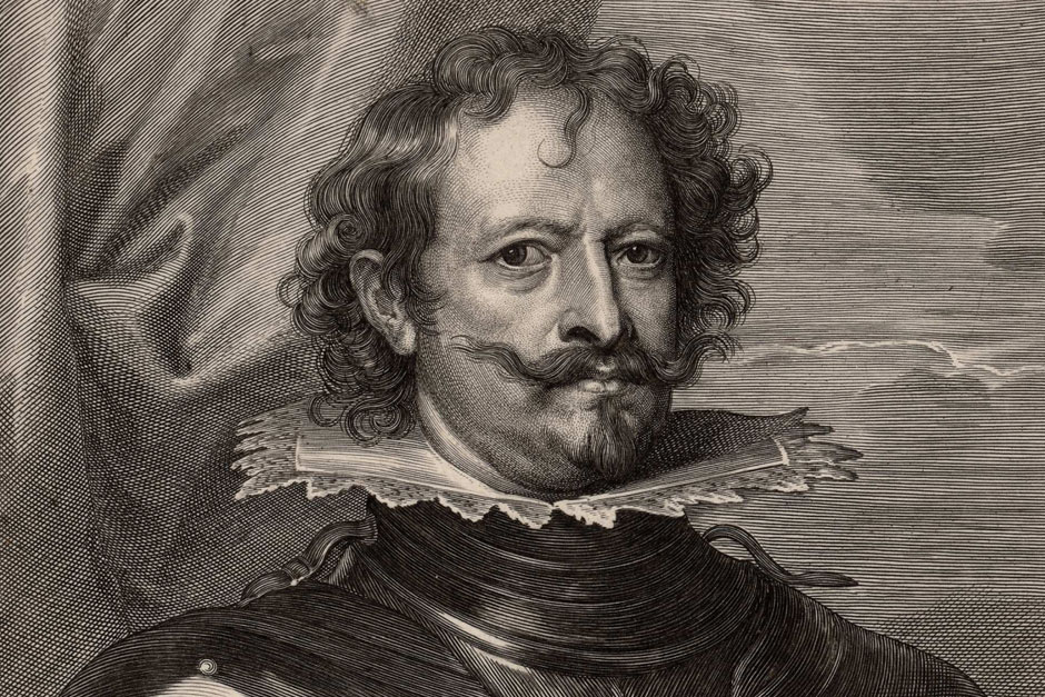 Diego Messia. Retrato de Paulos Pontius. Colección Biblioteca Nacional.