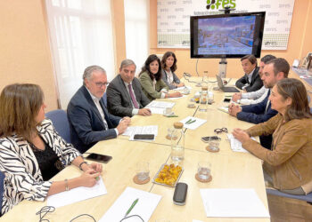 Reunión en la FES con el consejero de Movilidad y Transformación Digital. / FES