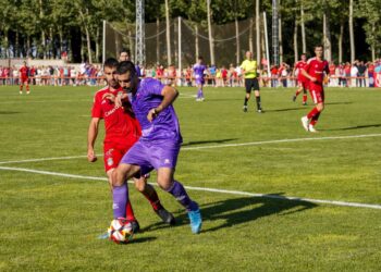 Los jugadores del Turégano celebran un gol durante un encuentro de la pasada temporada./E.A
