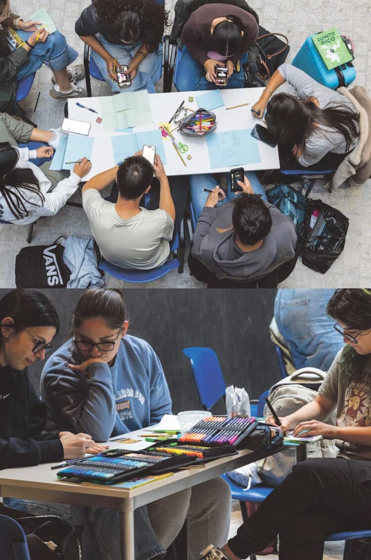 Alumnado en el Fanzinetón. / Enma Rozada Suárez