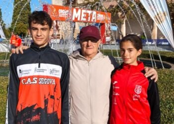 Mateo, Antonio y Alba durante la cita en Aranda de Duero./CAS