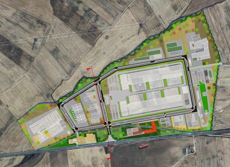 'Las Mangadas', un nuevo motor para fomentar la industria y apostar por el entorno rural 1 Plano del proyecto de ‘Las Mangadas’./JUNTA DE CASTILLA Y LEON