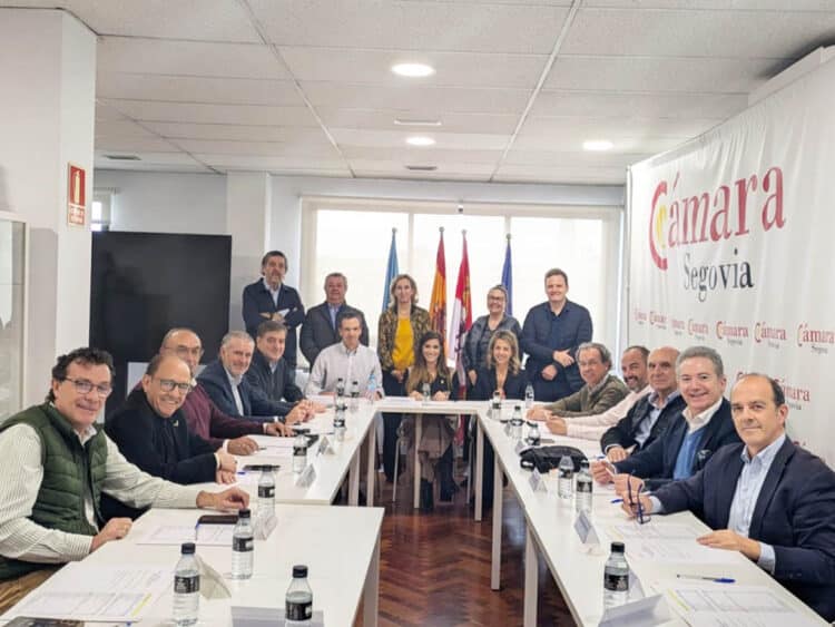 Pleno d.e la Cámara de Comercio de Segovia