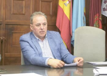 Juan Pedro Postigo, presidente de la Lonja Agropecuaria de Segovia./ E. A.