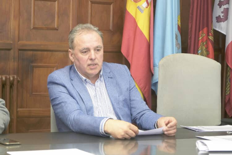 Juan Pedro Postigo, presidente de la Lonja Agropecuaria de Segovia./ E. A.