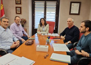 La delegada territorial de la Junta ha mantenido una reunión con el alcalde de Juarros de Voltoya en la Delegación Territorial / JCYL