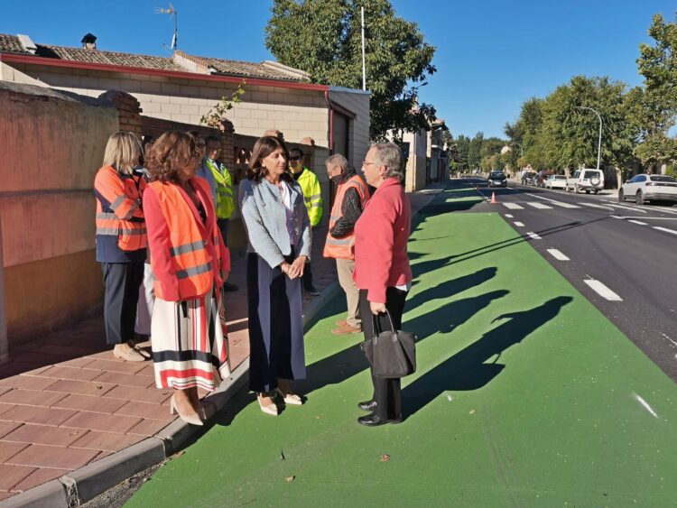 Visita a las obras acometidas en la travesía de Fuentepelayo / JCYL