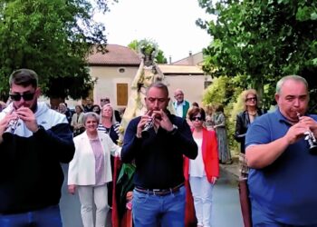 Procesión de La Virgen.