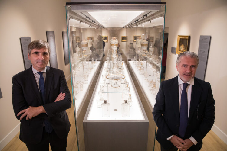 El arte del Museo del Prado se instala en la Real Fábrica de Cristales de La Granja 1 Inauguración de la colección en la ‘Sala Prado’ / NACHO VALVERDE - ICAL