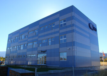 Edificio Vicam, de Palazuelos de Eresma, una de las sedes de las jornadas./ E. A.