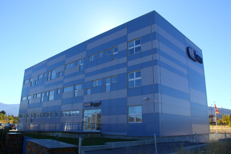 Edificio Vicam, de Palazuelos de Eresma, una de las sedes de las jornadas./ E. A.