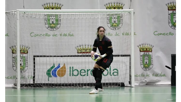 Elena González brilla con la Selección Española en los amistosos ante Portugal 1 Elena González durante un instante del duelo entre España y Portugal./RFEF