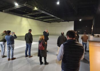 Visita al estudio de grabación de Los Ángeles de San Rafael / DIPUTACIÓN