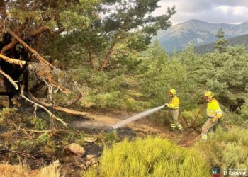Intervención de los equipos de emergencia / AYTO. EL ESPINAR