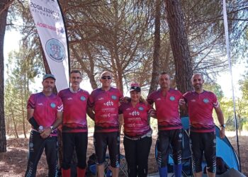 Integrantes del club segoviano durante el Campeonato de Castilla y León en Valladolid./SEGOVIA ORIENTACIÓN