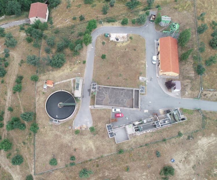 EDAR de Palazuelos de Eresma./ E. A.