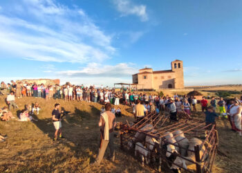 Recreación del pastoreo, el pasado 5 julio.