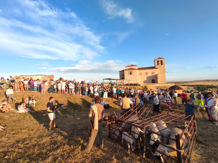 Recreación del pastoreo, el pasado 5 julio.