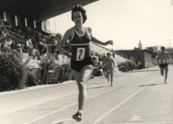 Emilia Mesa durante una prueba en una imagen de archivo./E.A