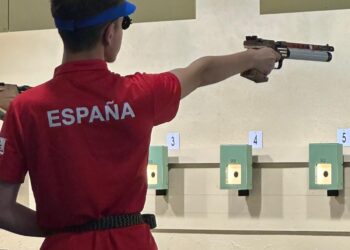 Daniel San Frutos durante un ejercicio./E.A