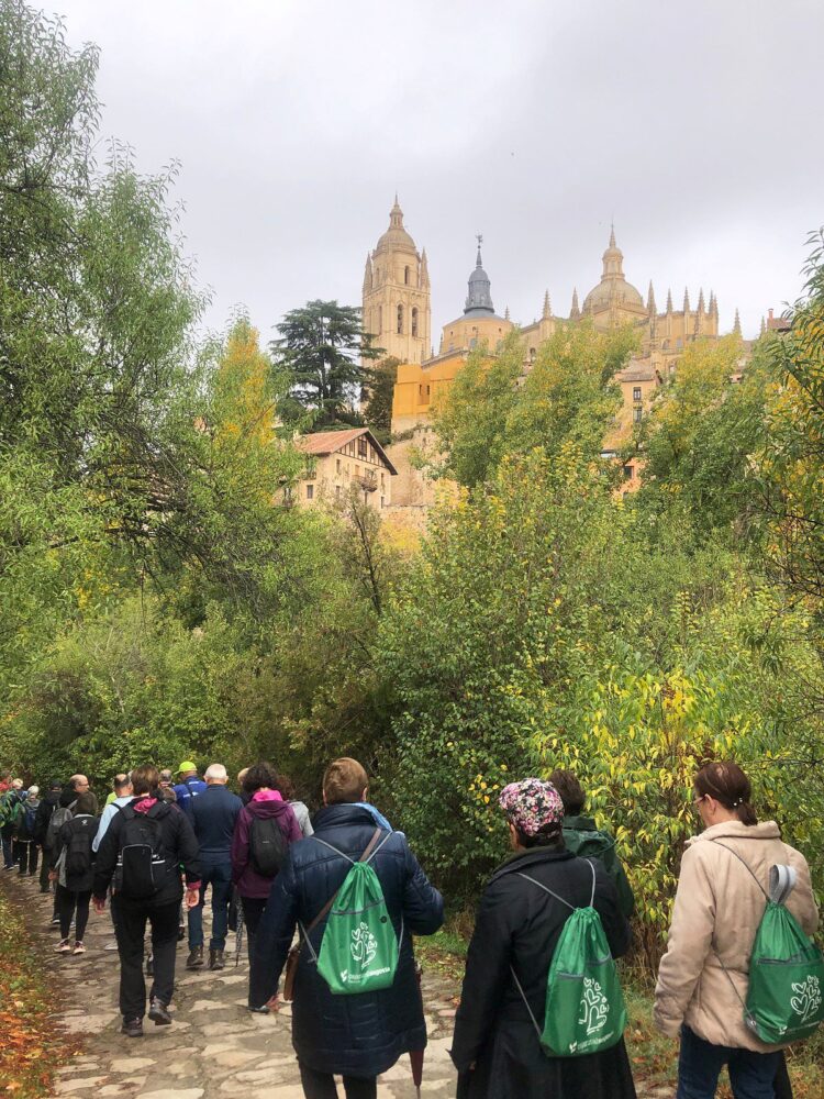 Medio centenar de segovianos en la VI Marcha de San Frutos 1 Foto: Asociación de Andariegos.