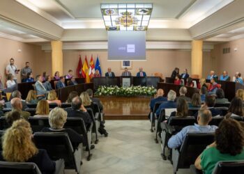 Apertura del nuevo curso académico 2025-2026 del Centro Asociado a la UNED en Segovia, el pasado 16 de octubre. / HÉCTOR CRIADO