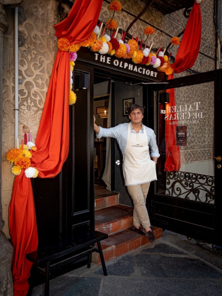 Jimmy García, Brand Manager de ‘The Olphactory Store’. Foto: @segovianoporsegovia (Jorge Gutiérrez Valero).