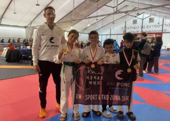 Los miembros más jóvenes del equipo de competición que tomaron parte en el campeonato./ RM SPORT