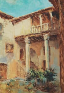 El patio de la casa de Los Rueda 10 10 Patio de los Rueda O carton Pabo Peixo de No 2023