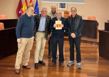 Los protagonistas de la presentación del libro./ DIPUTACIÓN