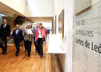 González Gago presenta las cuentas de la Consejería de Presidencia en las Cortes. / Miriam Chacón